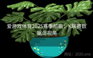 爱游戏体育2025赛季前瞻:K联赛数据派视角