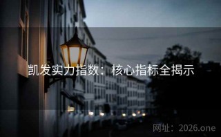 凯发实力指数:核心指标全揭示