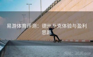 易游体育评测:德州扑克体验与盈利思路
