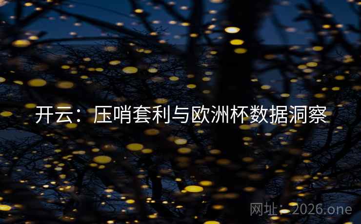 开云:压哨套利与欧洲杯数据洞察  第2张 开云:压哨套利与欧洲杯数据洞察  第2张