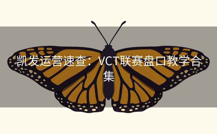 凯发运营速查:VCT联赛盘口教学合集  第1张 凯发运营速查:VCT联赛盘口教学合集  第1张