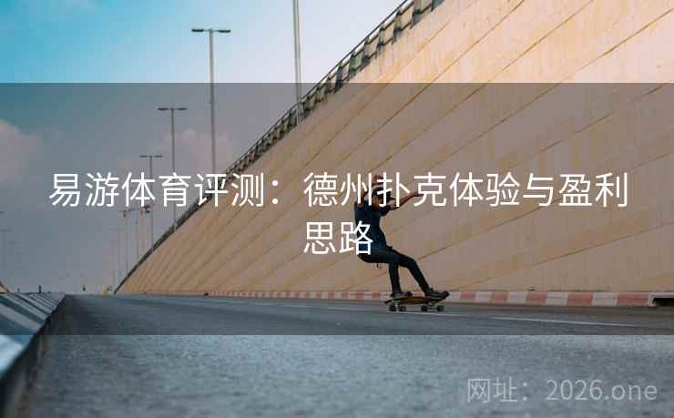 易游体育评测:德州扑克体验与盈利思路  第1张 易游体育评测:德州扑克体验与盈利思路  第1张