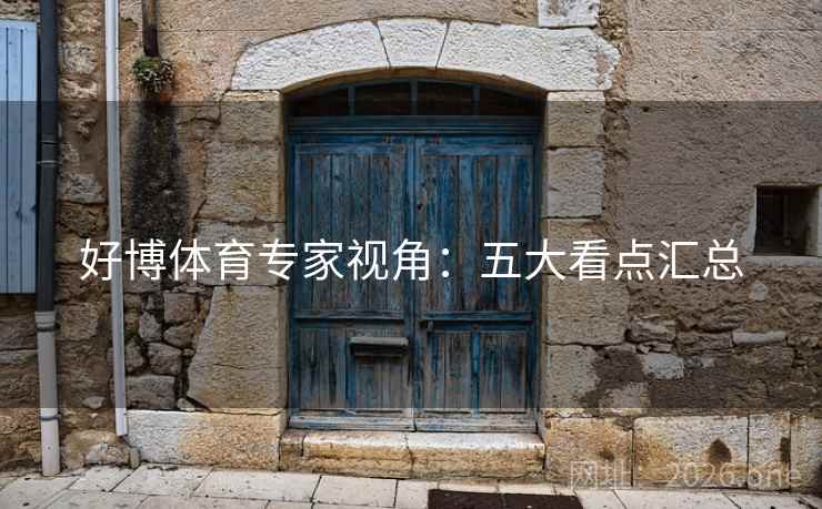 好博体育专家视角:五大看点汇总  第1张 好博体育专家视角:五大看点汇总  第1张