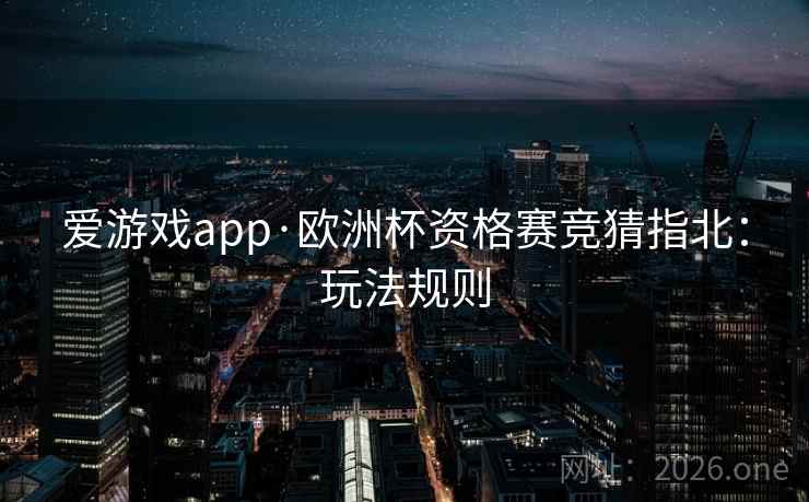 爱游戏app·欧洲杯资格赛竞猜指北:玩法规则  第2张 爱游戏app·欧洲杯资格赛竞猜指北:玩法规则  第2张